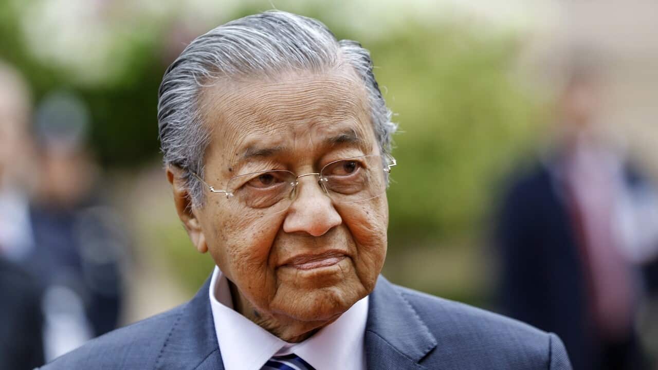 Former Malaysian Prime Minister Mahathir Mohamad.