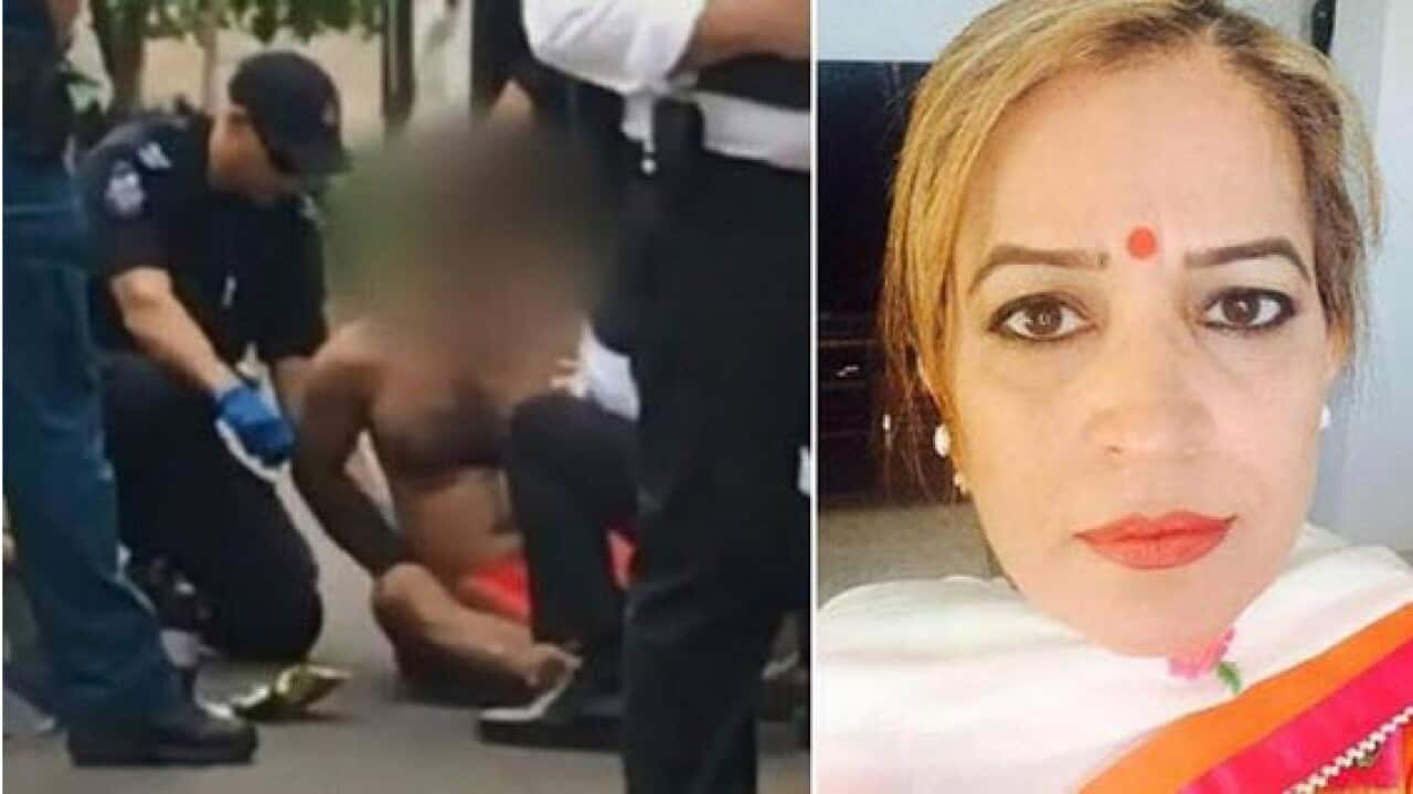 43 year old Manjinder Ghuman (right), who was allegedly murdered by her husband Balwinder on Monday, March 14, at their Cairns home