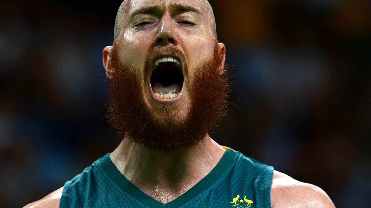 Aron Baynes of Australia