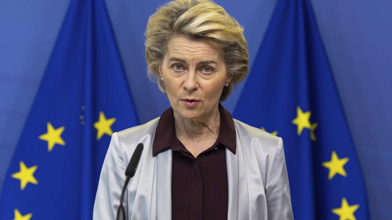 European Union chief Ursula von der Leyen.