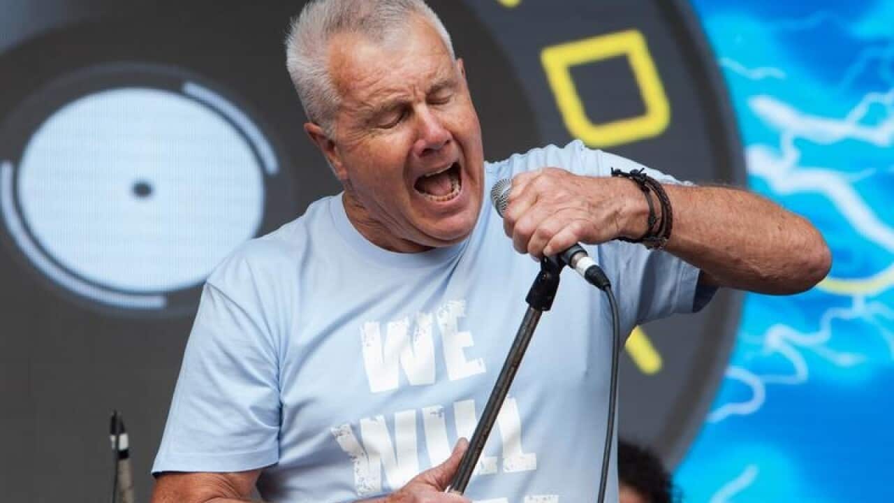 Daryl Braithwaite performs at One Electric Day Music Festival.