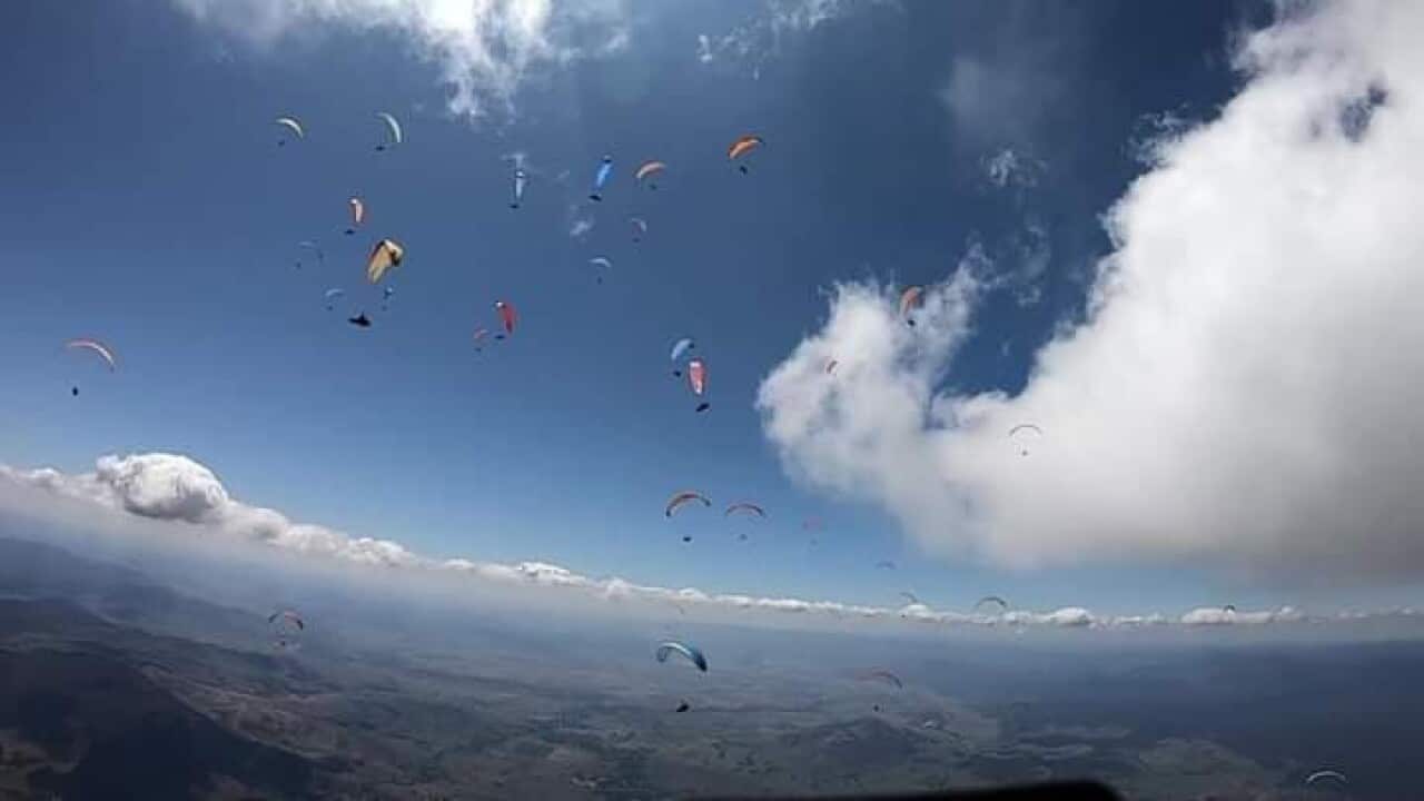 Параглайдинг над Кoрйонг