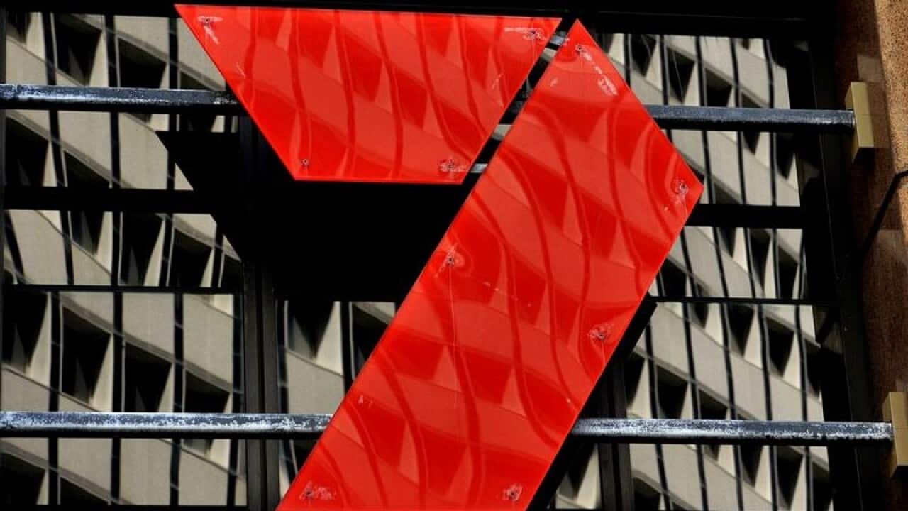 A channel Seven logo.