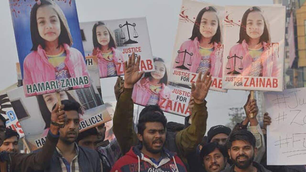 Protesters have come out in large numbers seeking justice for 7 year old Zainab Ansari