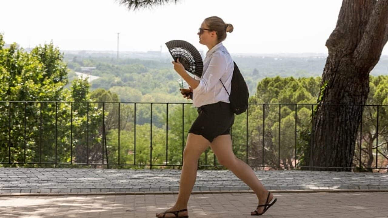 Extreme heatwave suffered in Spain and Portugal.