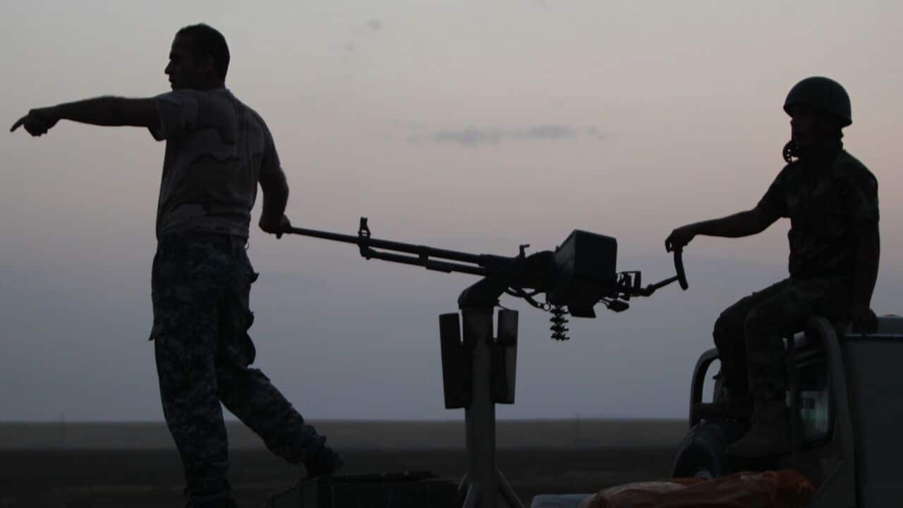 Peshmerga fighters in Iraq