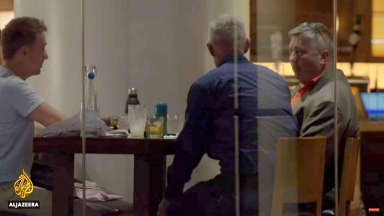 Al Jazeera's secret filming of One Nation figures at a meeting in the US