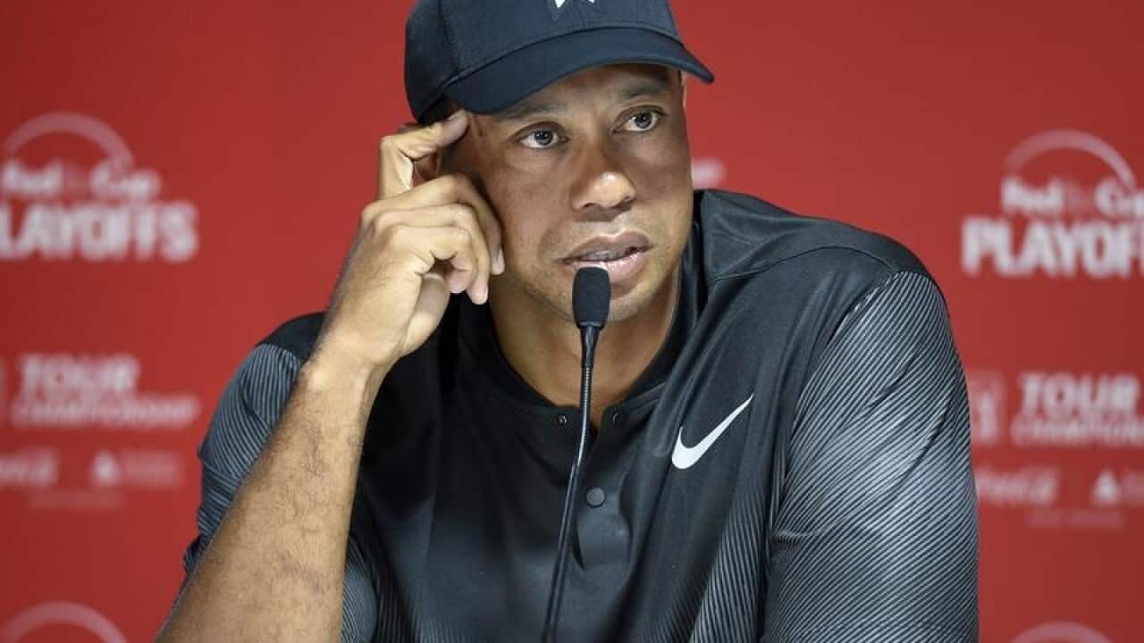 Golf star Tiger Woods