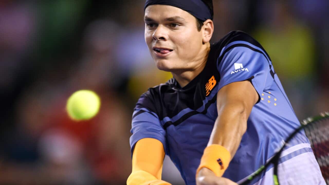 Milos Raonic of Canada