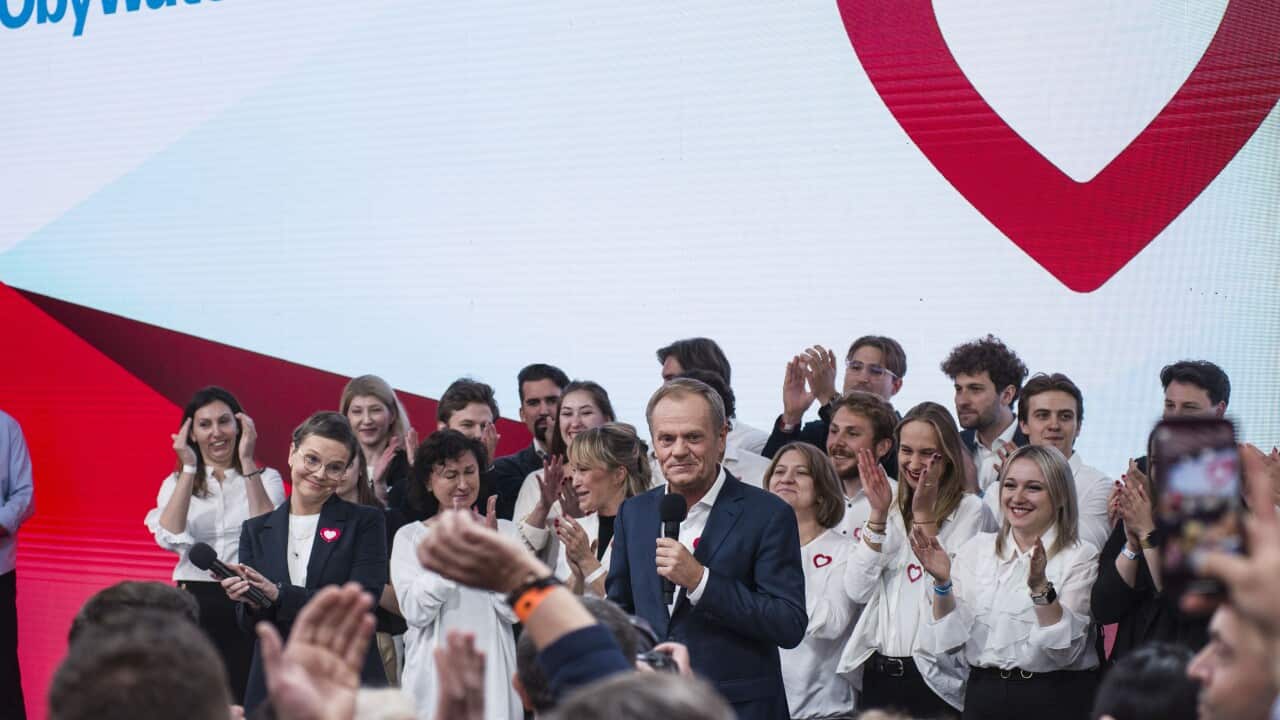 Civic Platform's parliamentary election night 2023 in Warsaw - 15 Oct 2023