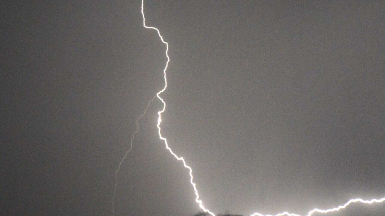 Lightning stock image.