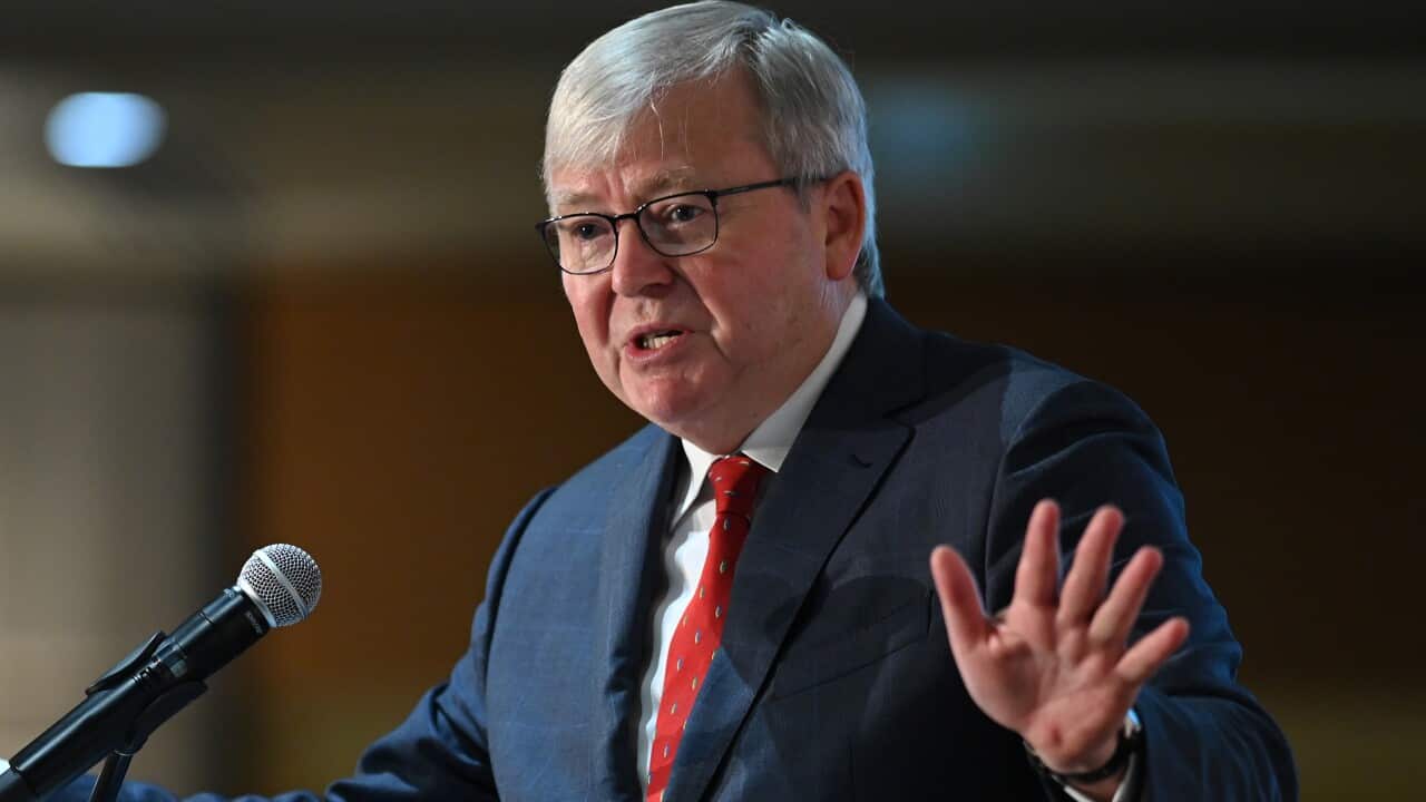 Former prime minister Kevin Rudd.