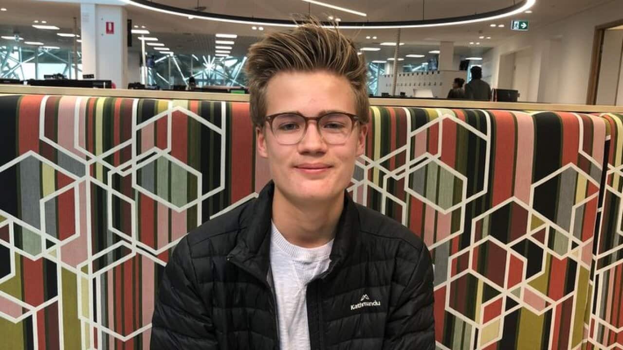 Footscray student Oliver Frain