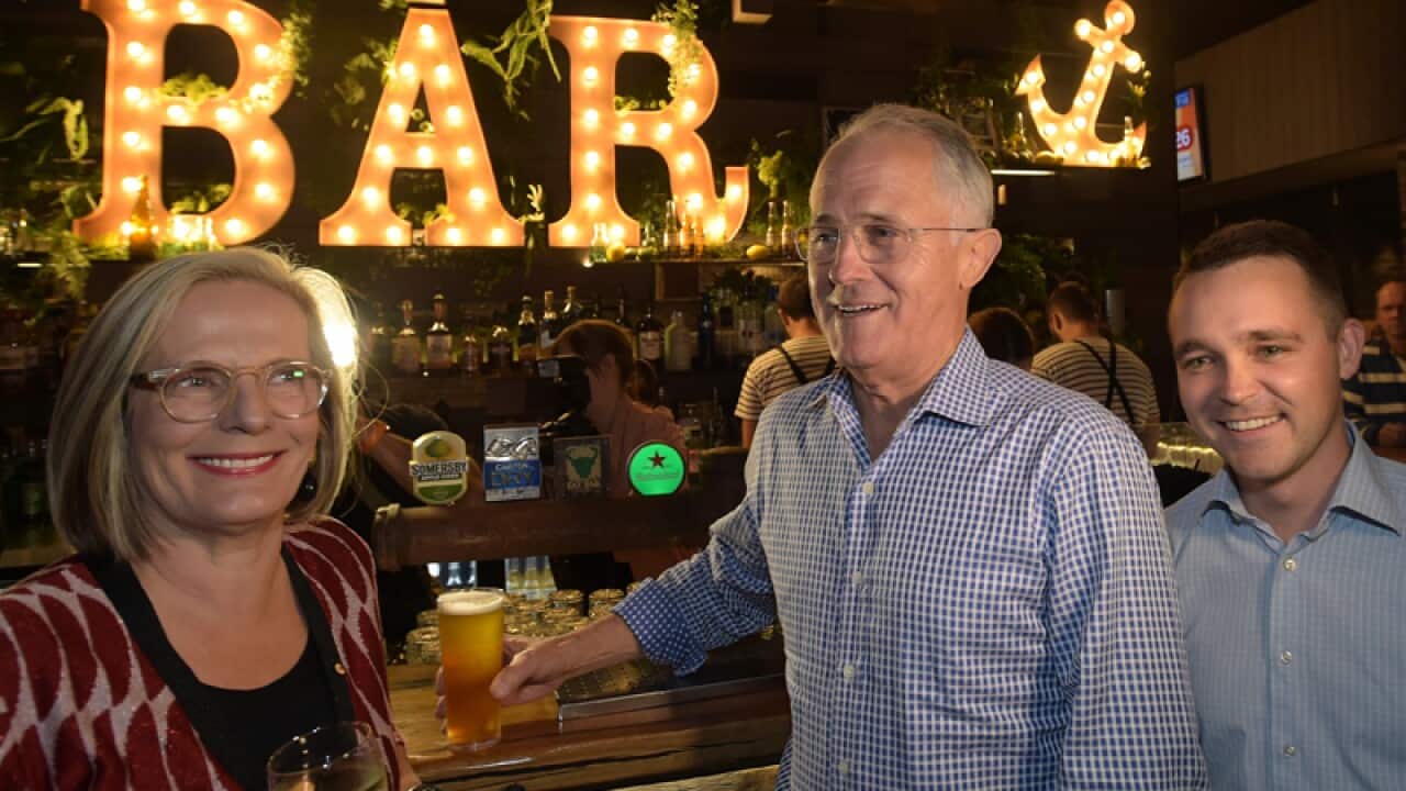 Australian Prime Minister Malcolm Turnbull and wife Lucy