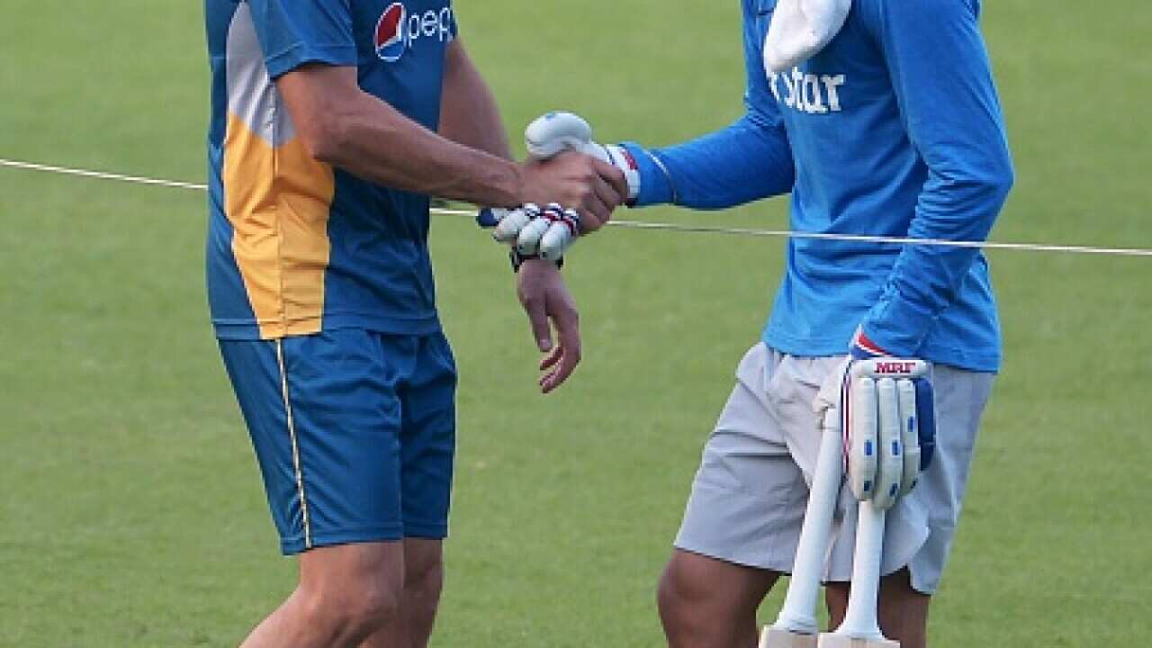 Virat Kohli and Shahid Afridi