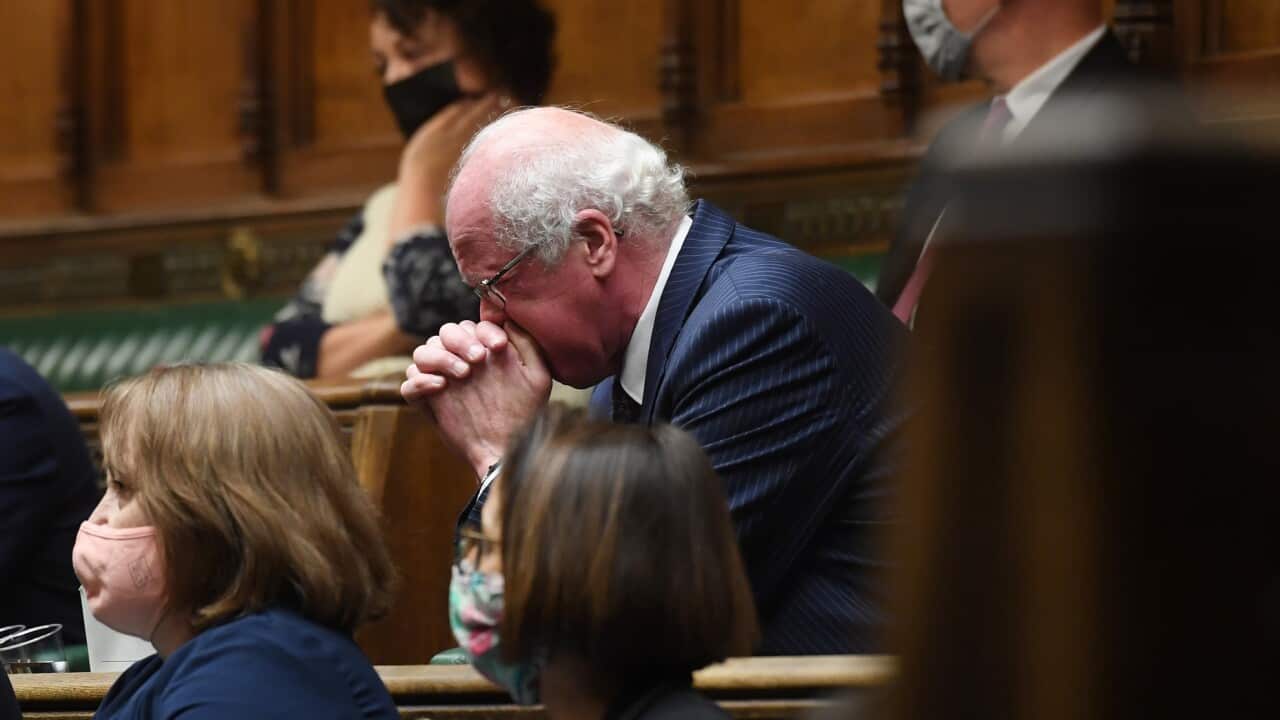 Jim Shannon MP becomes emotional in the House of Commons after questioning the Downing Street parties