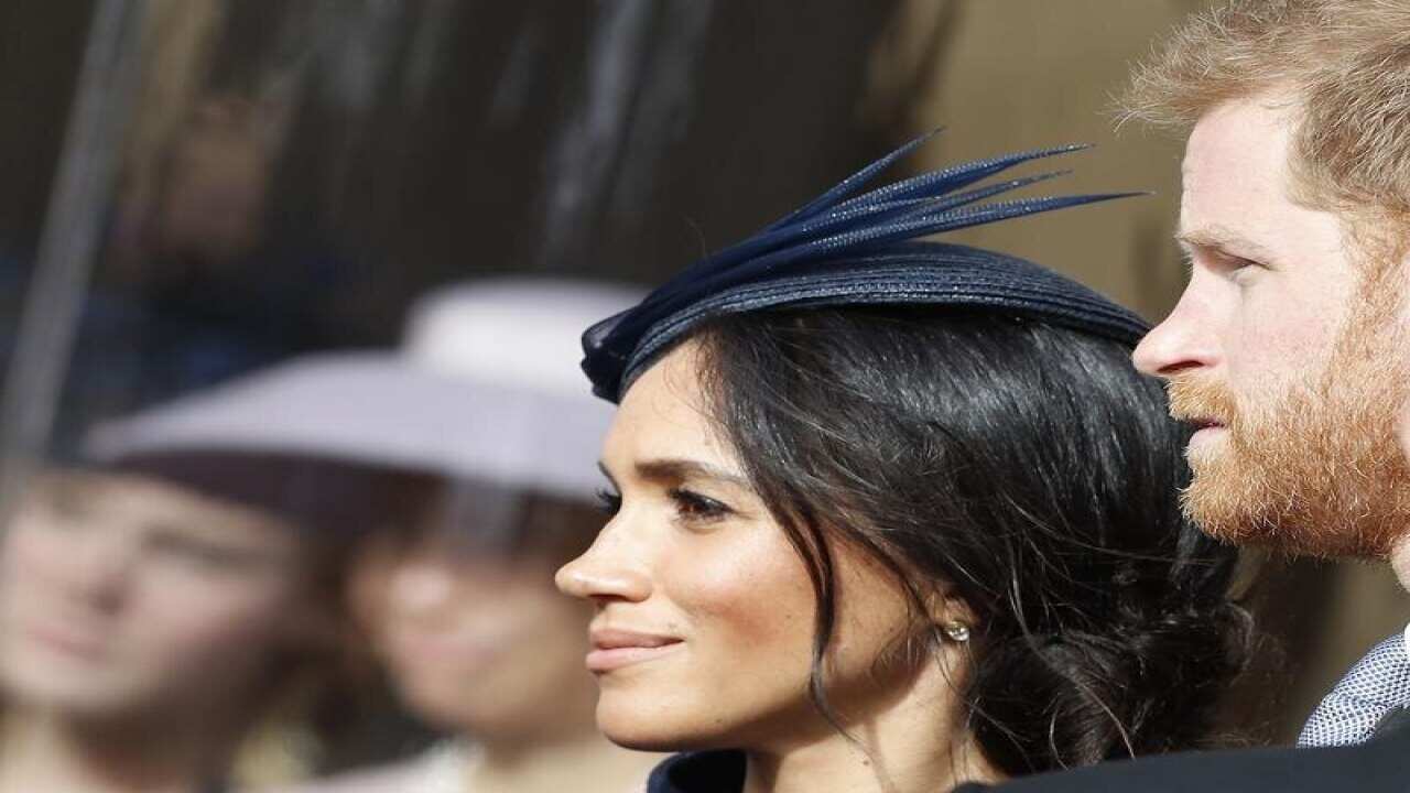 Prince Harry and his wife Meghan, Duchess of Sussex.