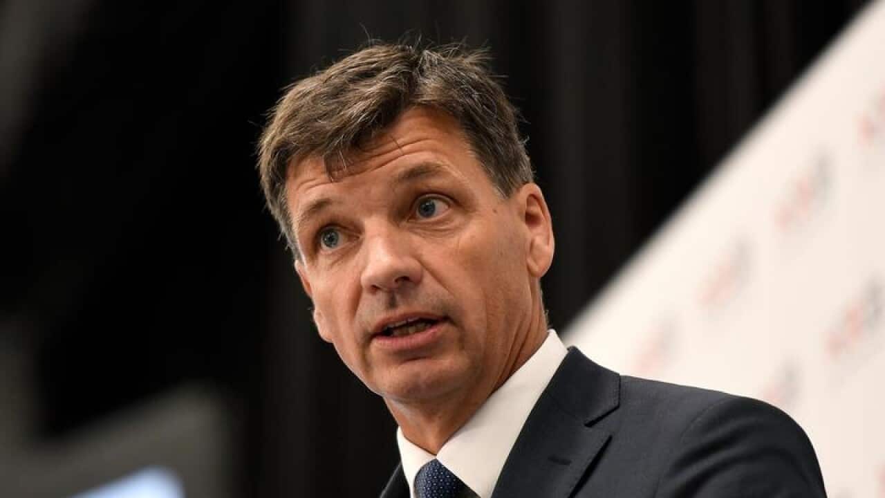Energy Minister Angus Taylor.