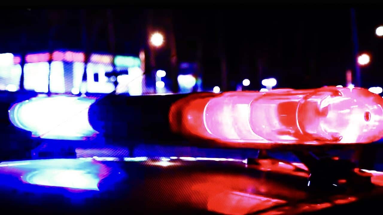 Cop car - criminal justice concept