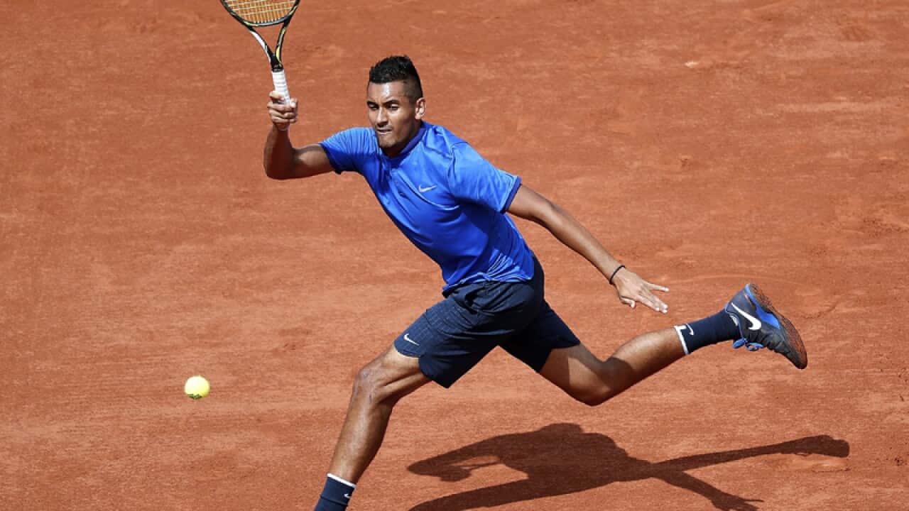 Nick Kyrgios of Australia
