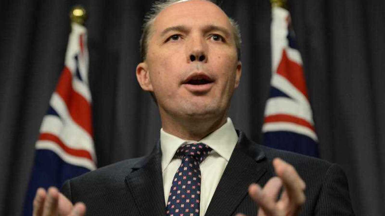 Australian Federal Immigration Minister Peter Dutton