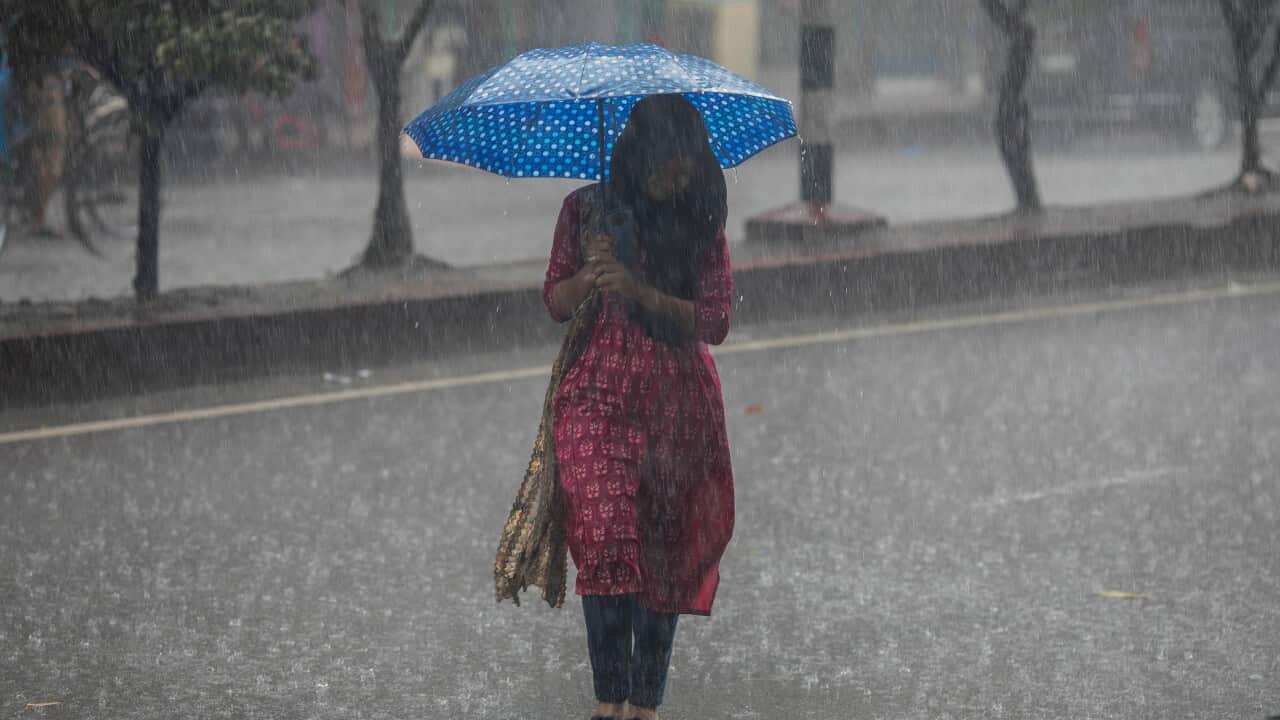 Heavy monsoon rains in Dhaka, Bangladesh - 06 May 2023