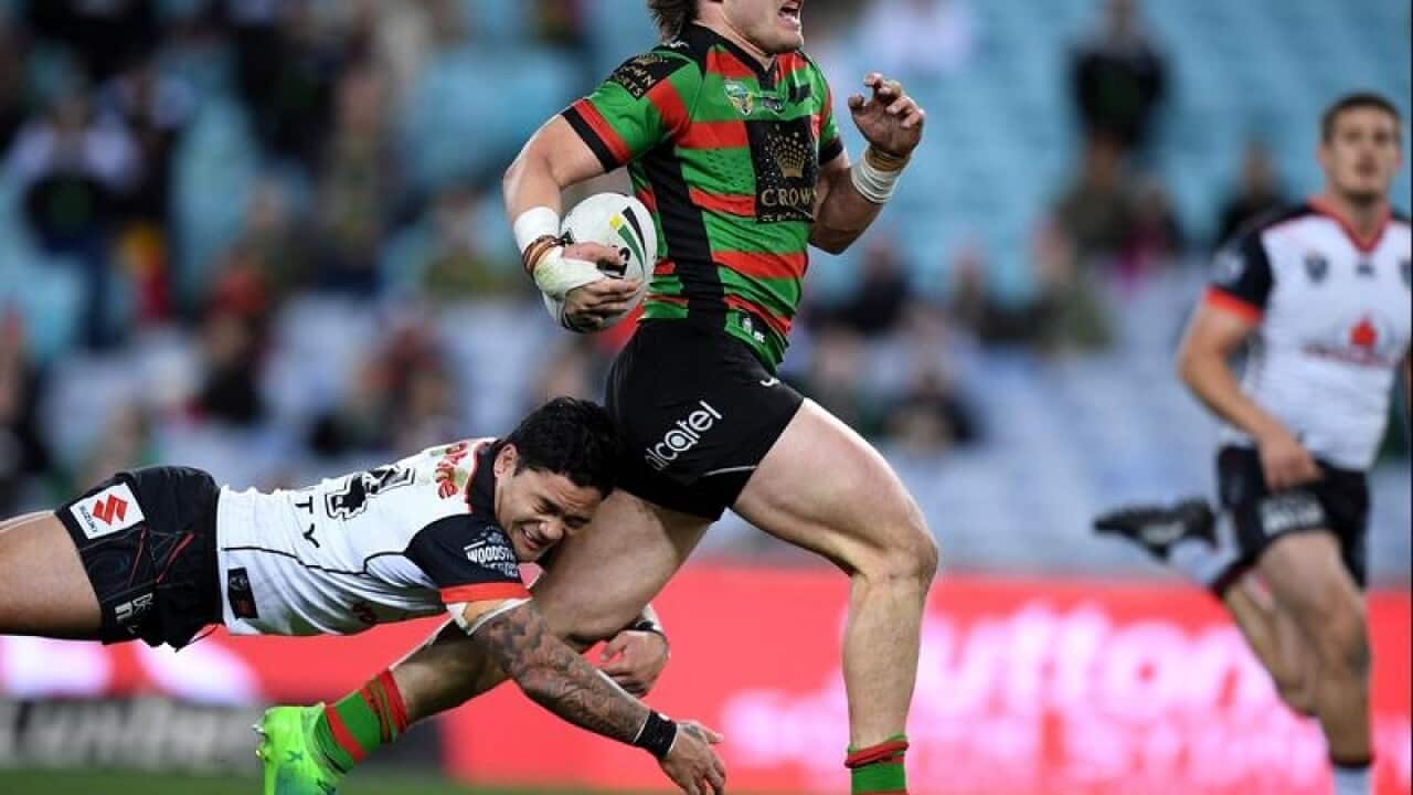 Angus Crichton of the Rabbitohs
