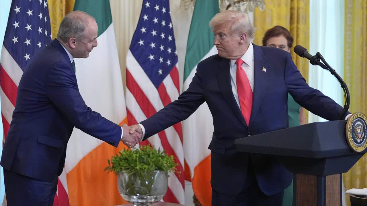 APTOPIX Trump Ireland