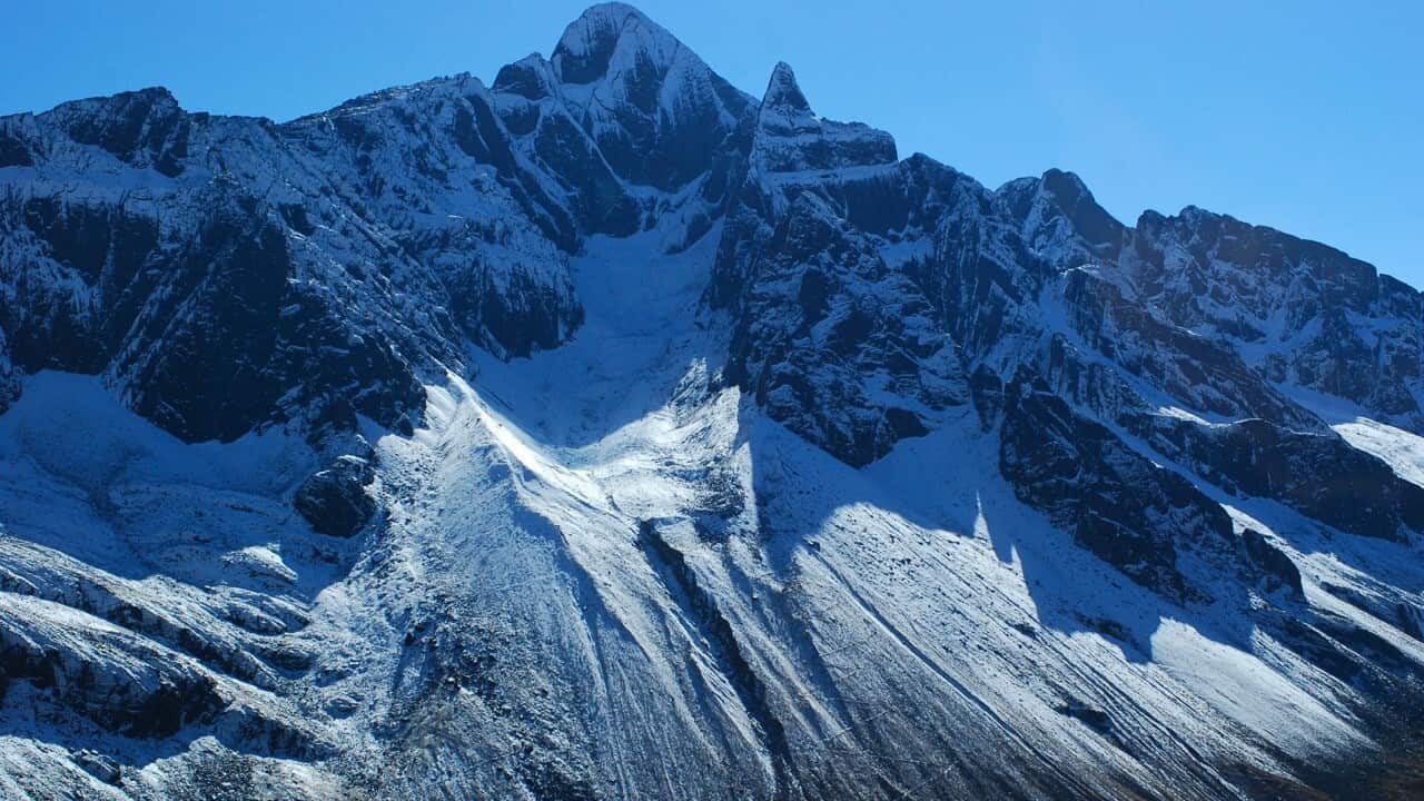 A mountain on the way to Caranavi, Bolibia