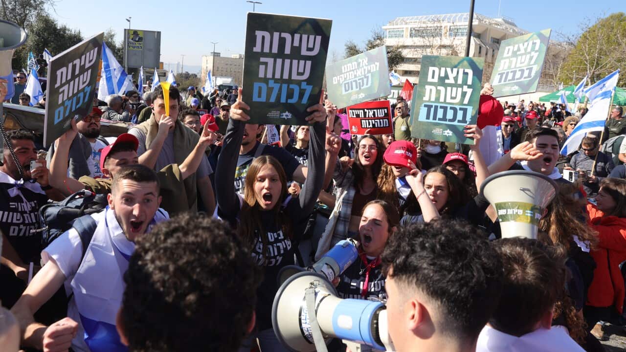 MIDEAST ISRAEL PROTEST