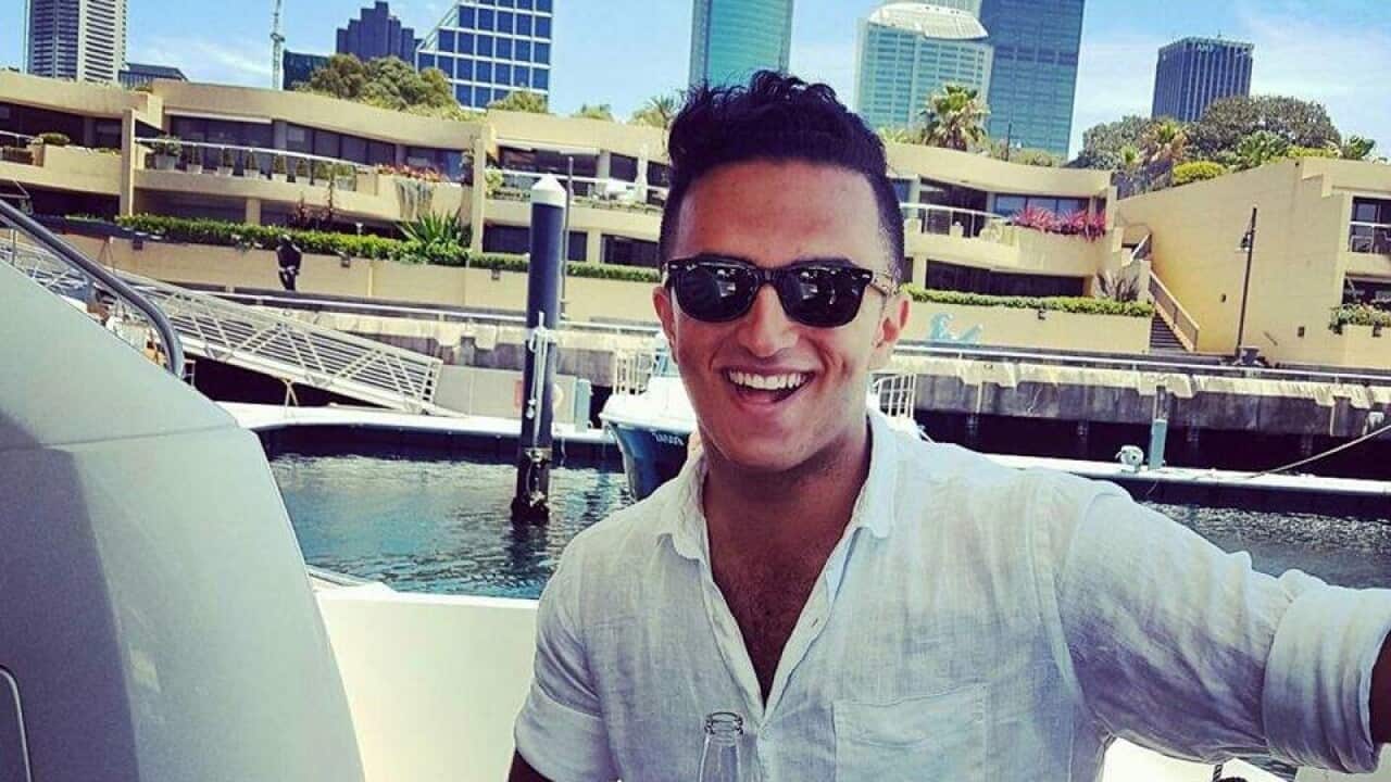 young man at Woolloomooloo Wharf in Sydney