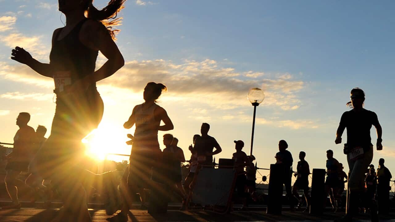 Marathon running in Sydney