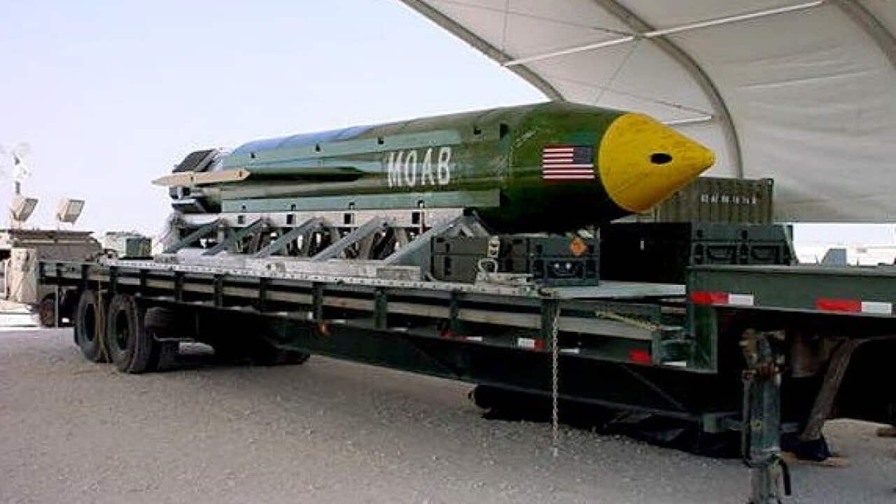 The GBU-43 Massive Ordnance Air Blast (MOAB) is the largest non-nuclear conventional weapon in existence.