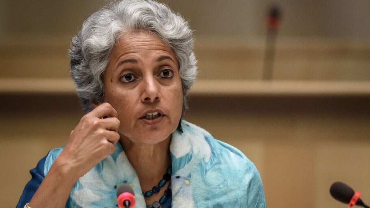 World Health Organization (WHO) Chief Scientist Soumya Swaminathan pictured at a press conference on 3 July, 2020 at the WHO headquarters in Geneva.
