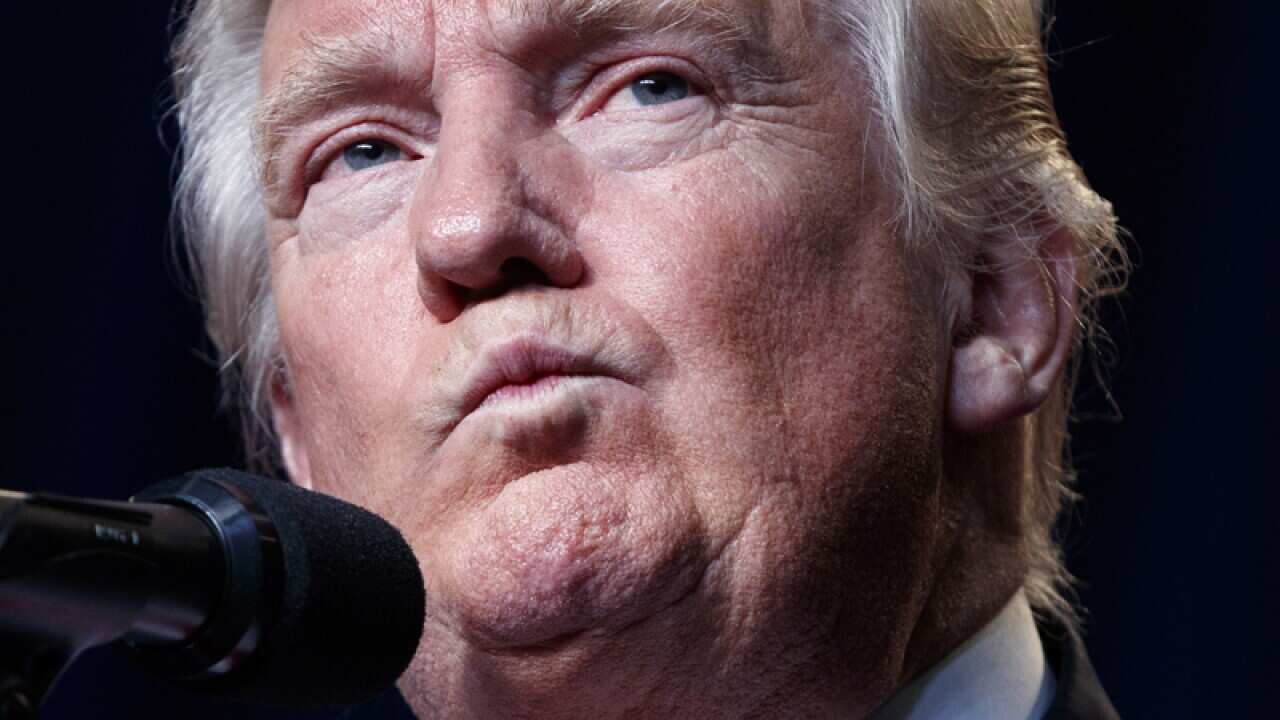 Republican presidential candidate Donald Trump