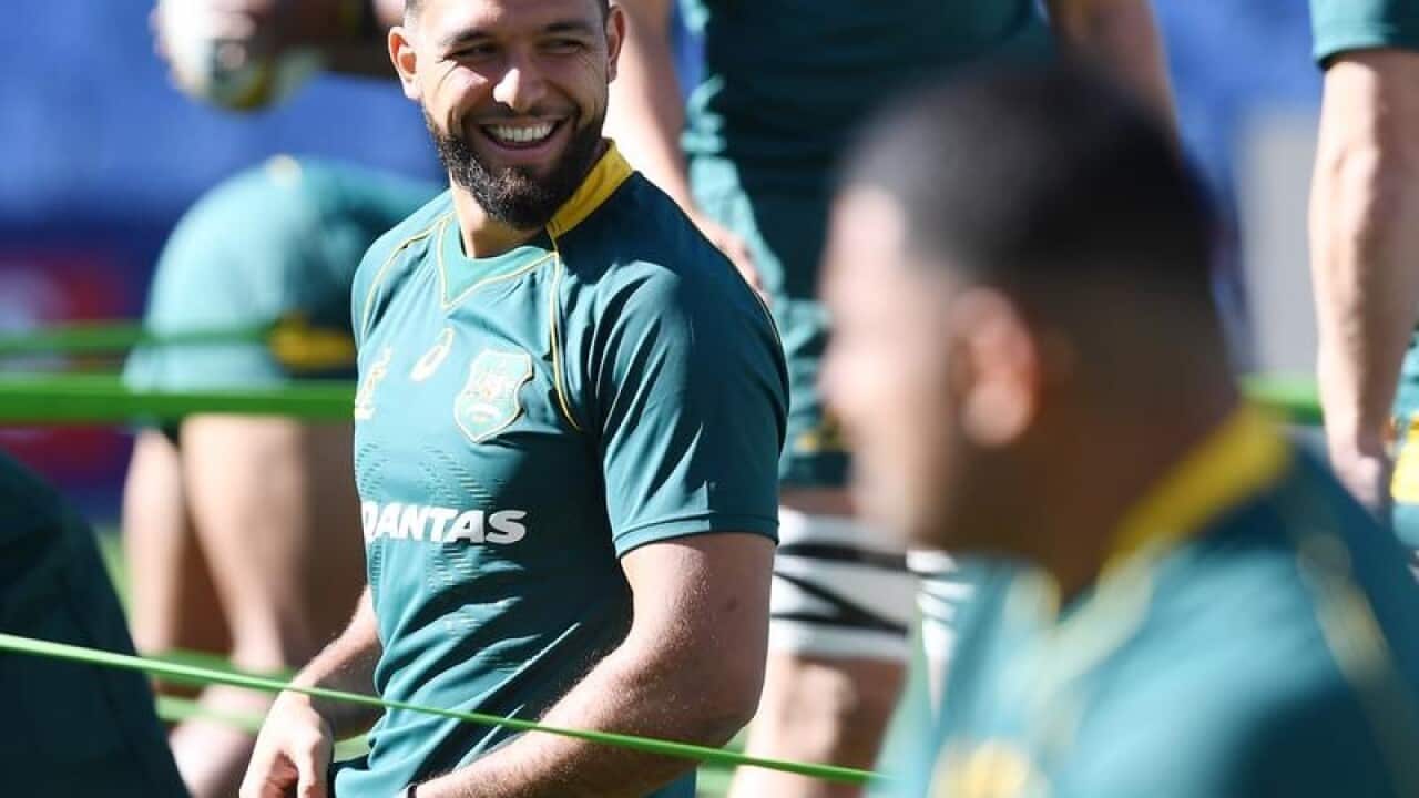 A file image of Wallabies player Curtis Rona