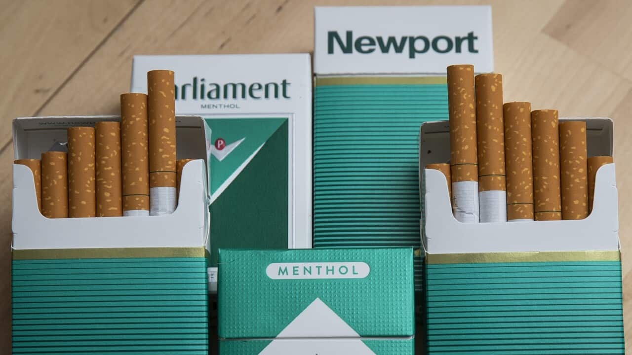 Packs of menthol cigarettes in New York