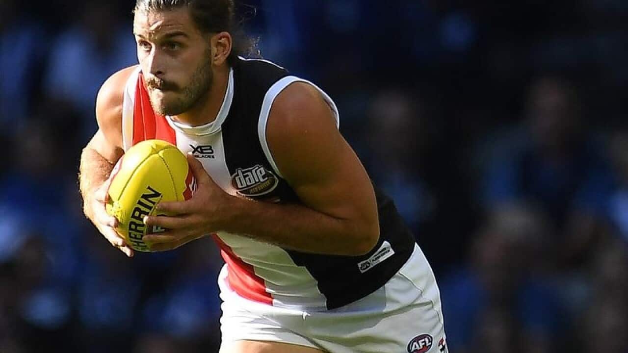 St Kilda forward Josh Bruce