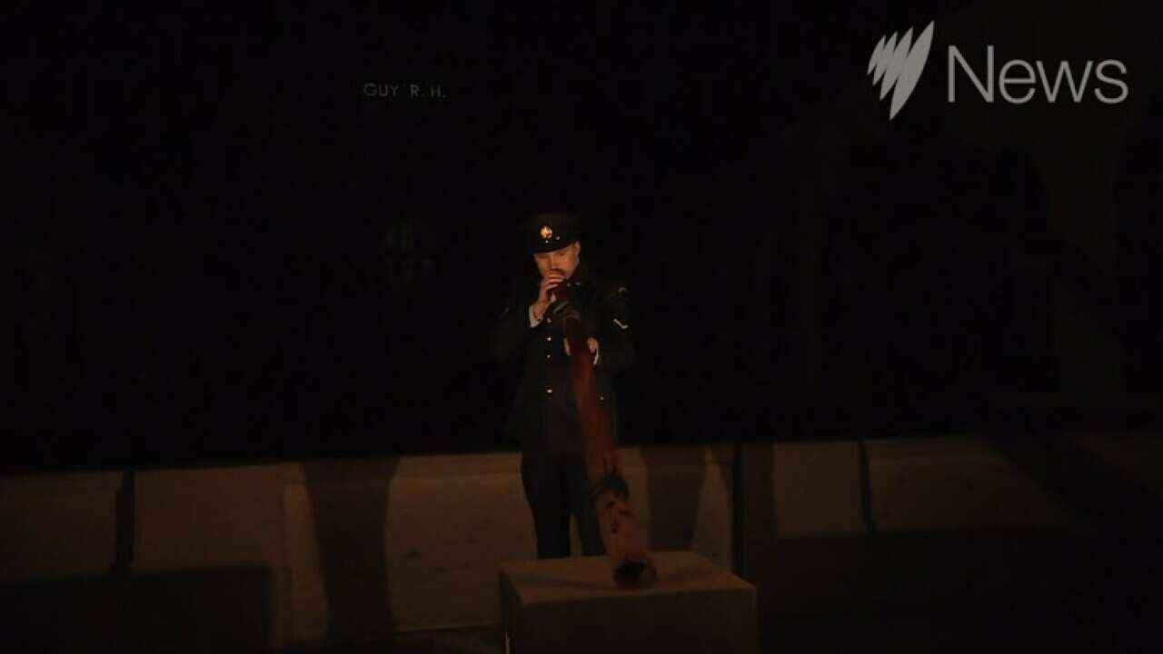 Anzac Day Dawn Service at the Australian War Memorial in Canberra