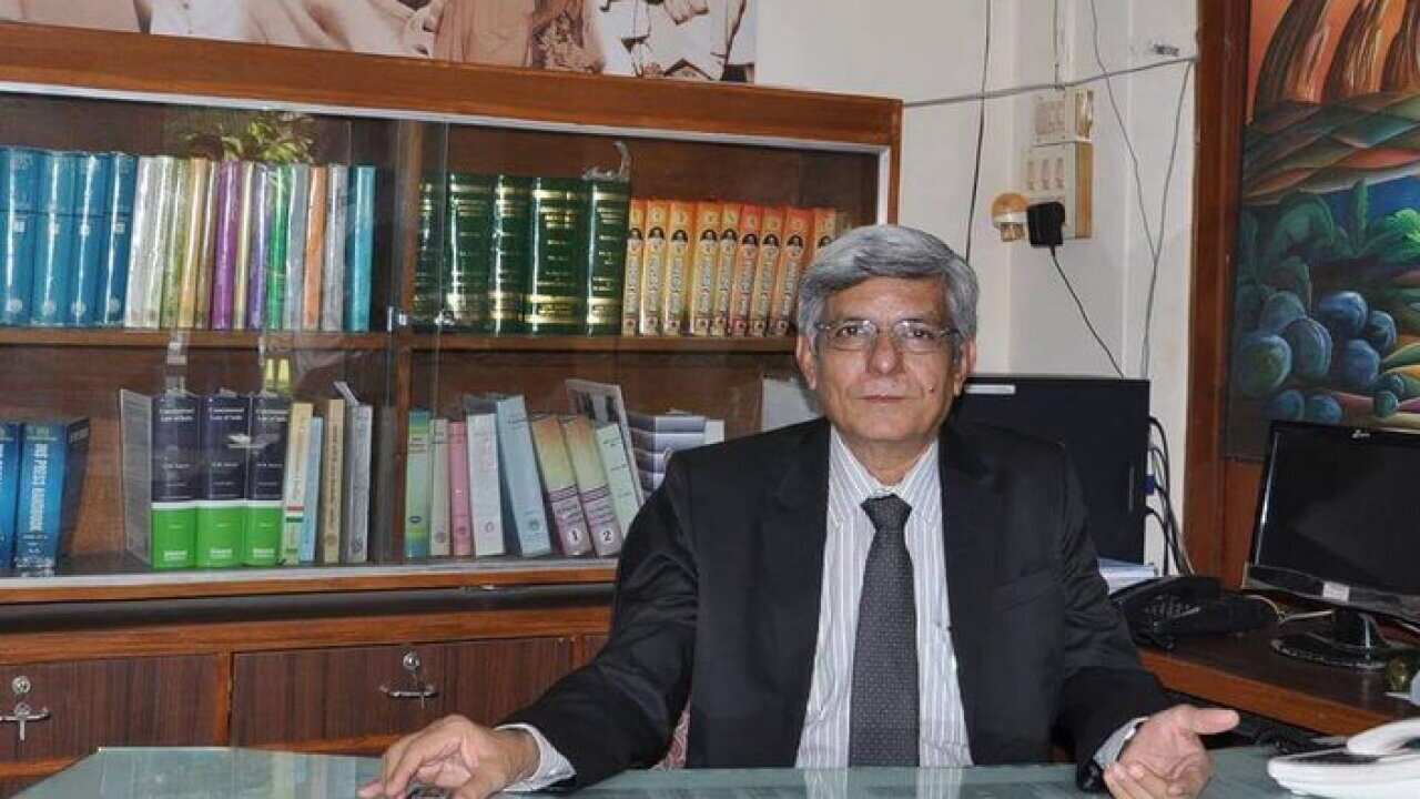 Journalist and former editor in Indian Express Hari Desai