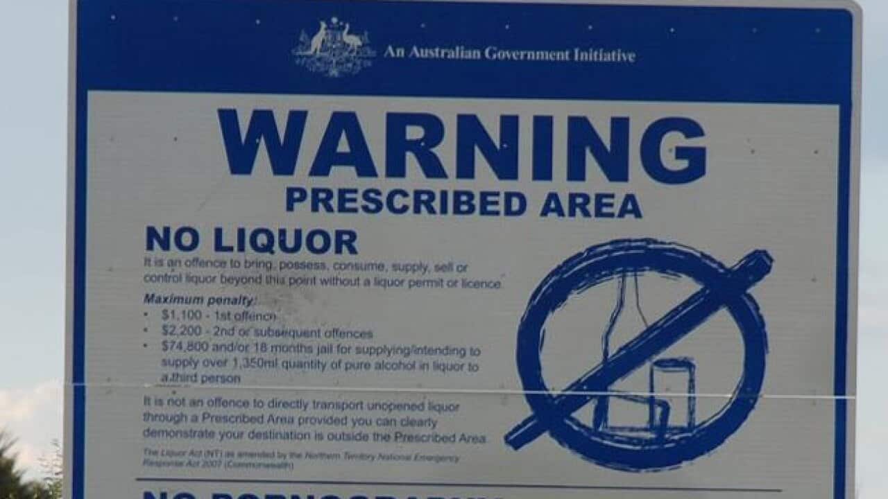 File Image of Prescribed Area signage.