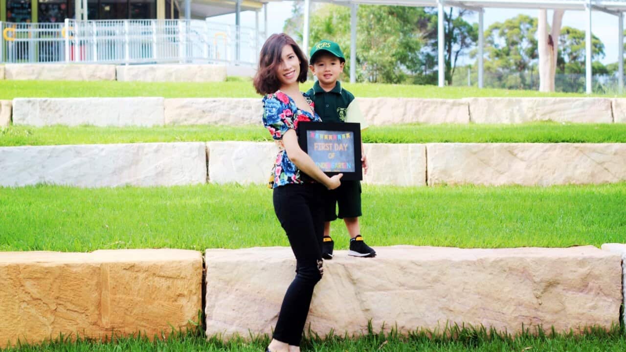 Hà Trang cùng con trai lớn SuBi (6 tuổi) sống tại Sydney.