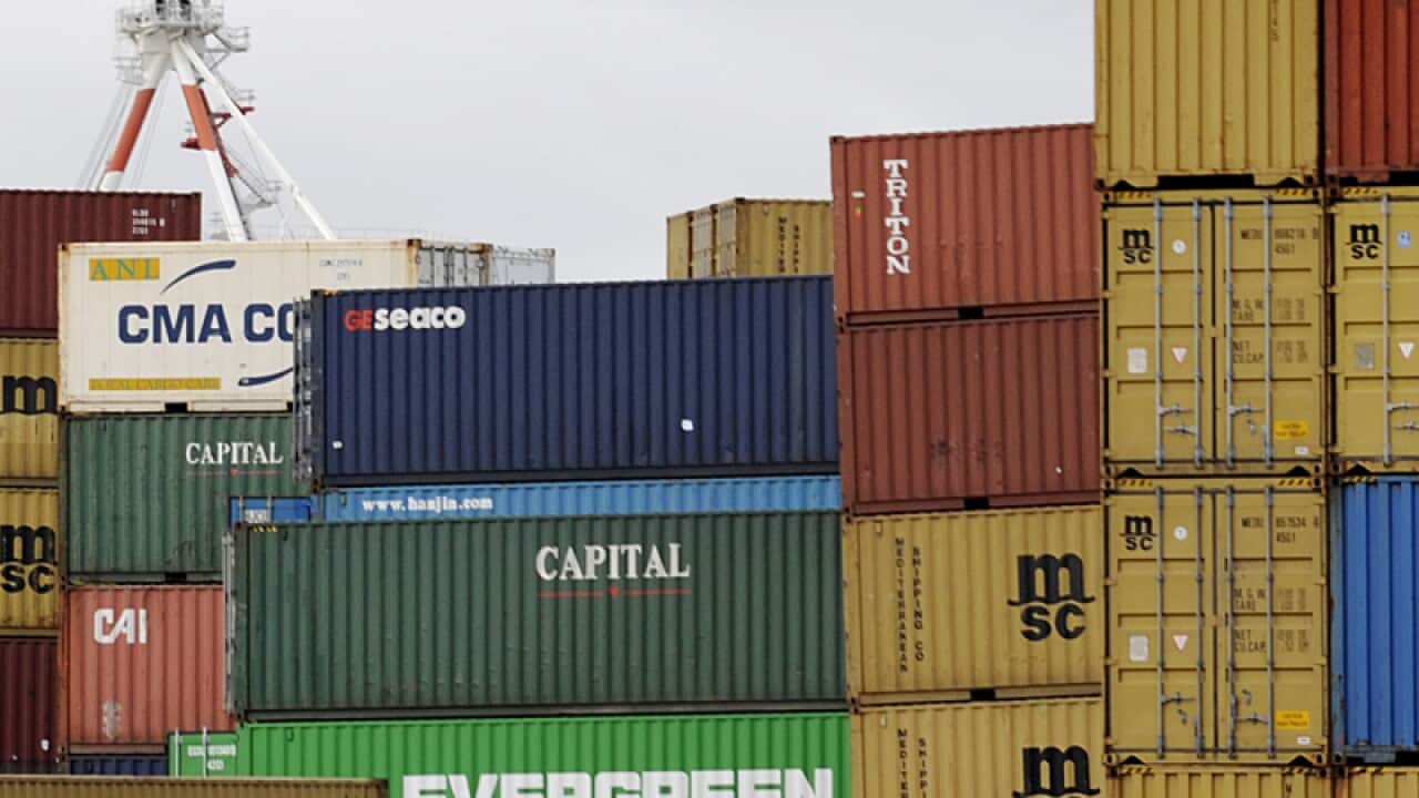 Shipping containers in Melbourne