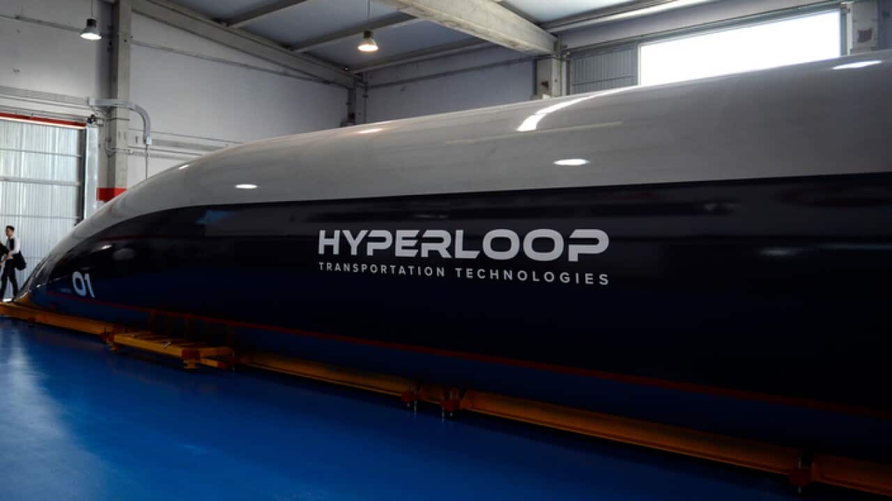 یک کپسول حمل مسافر هایپرلوپ