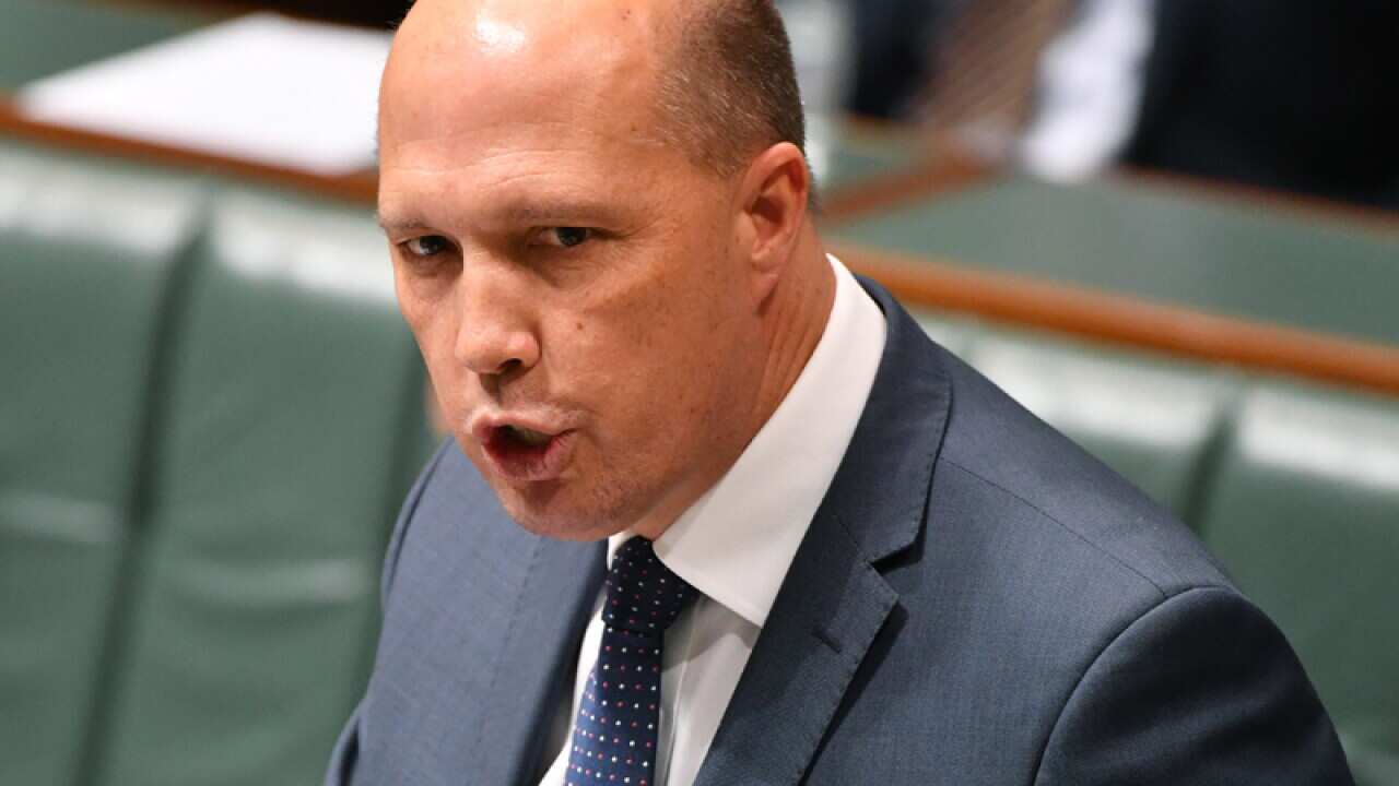 Minister for Immigration Peter Dutton
