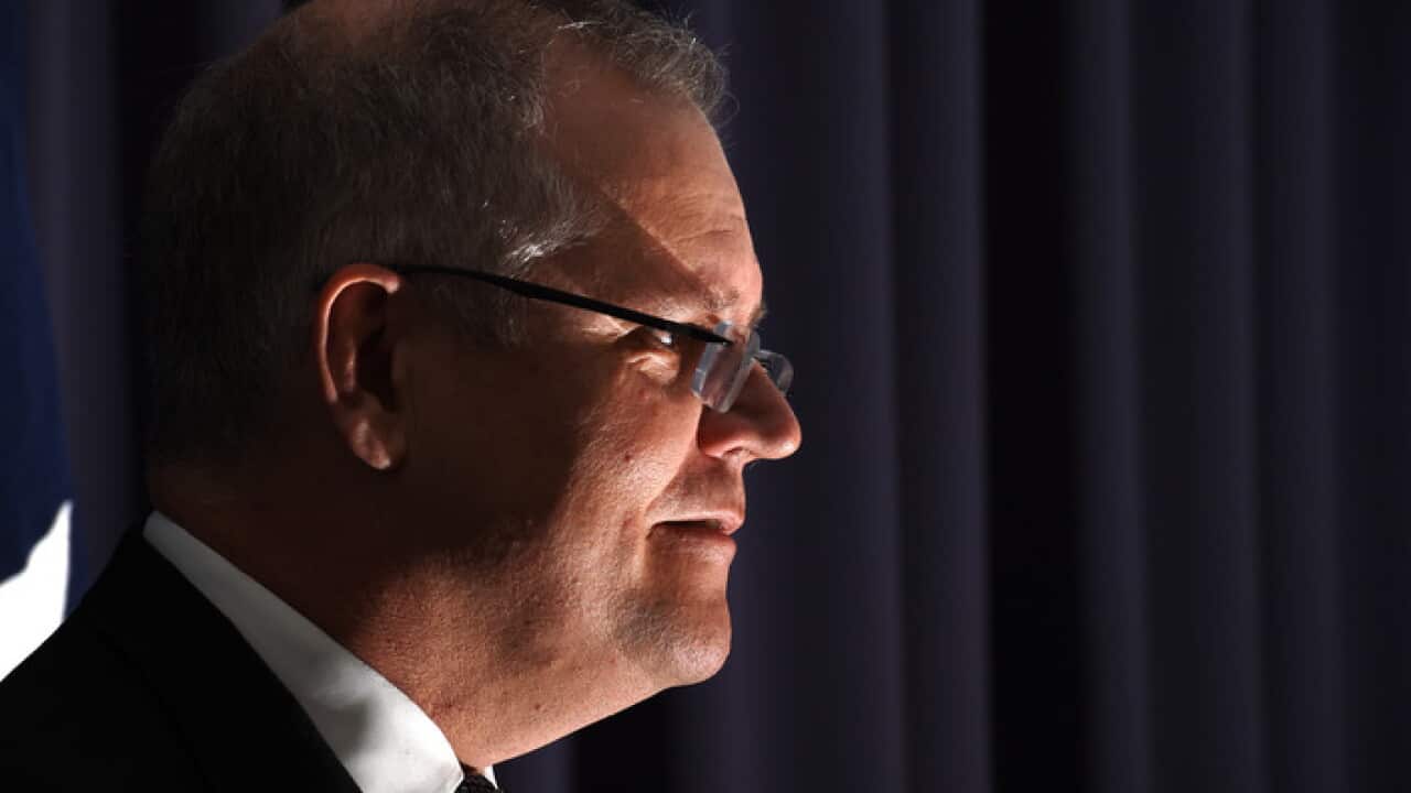 Scott Morrison und sein erstes Budget.