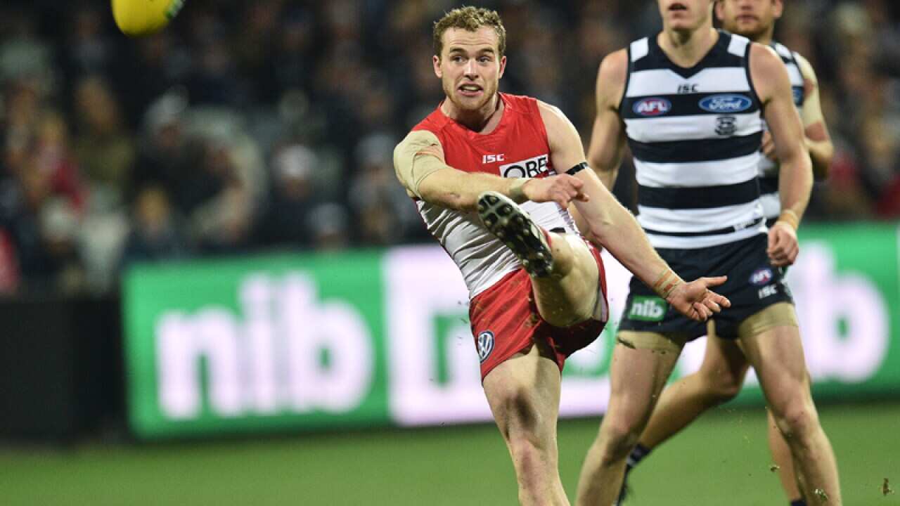 Tom Mitchell of the Swans