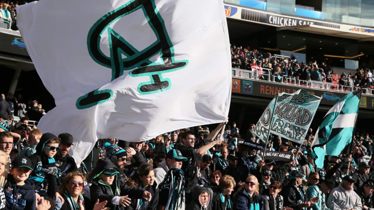 Port Adelaide supporters