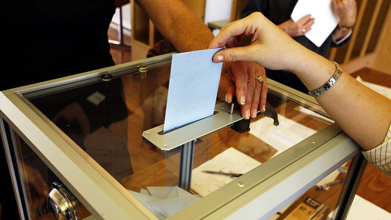 Picture of a ballot box