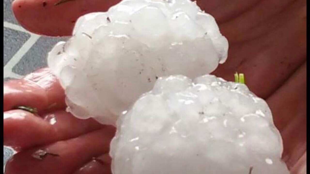 Hailstorm in New Delhi
